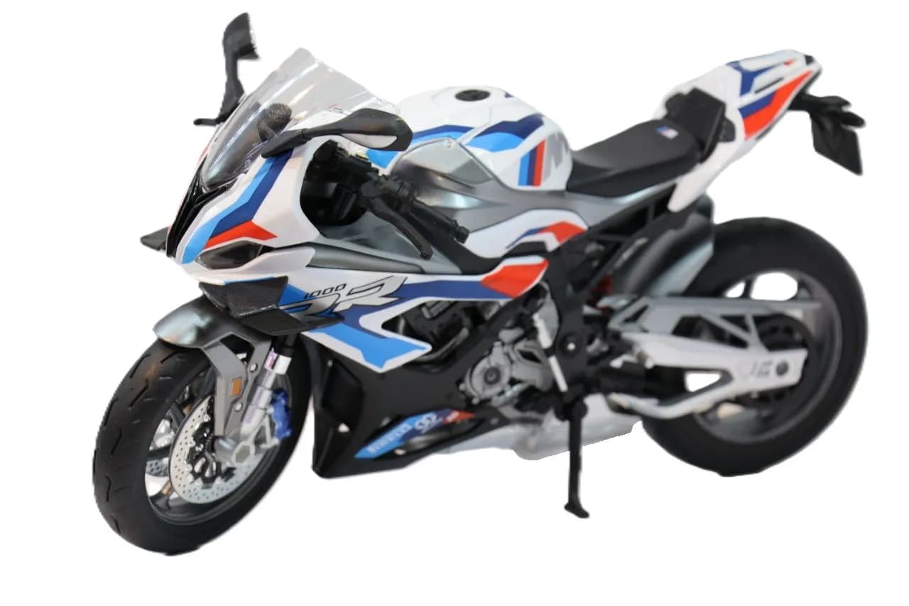 موتور فلزی بی ام و M1000RR سفید مدل M9_5A