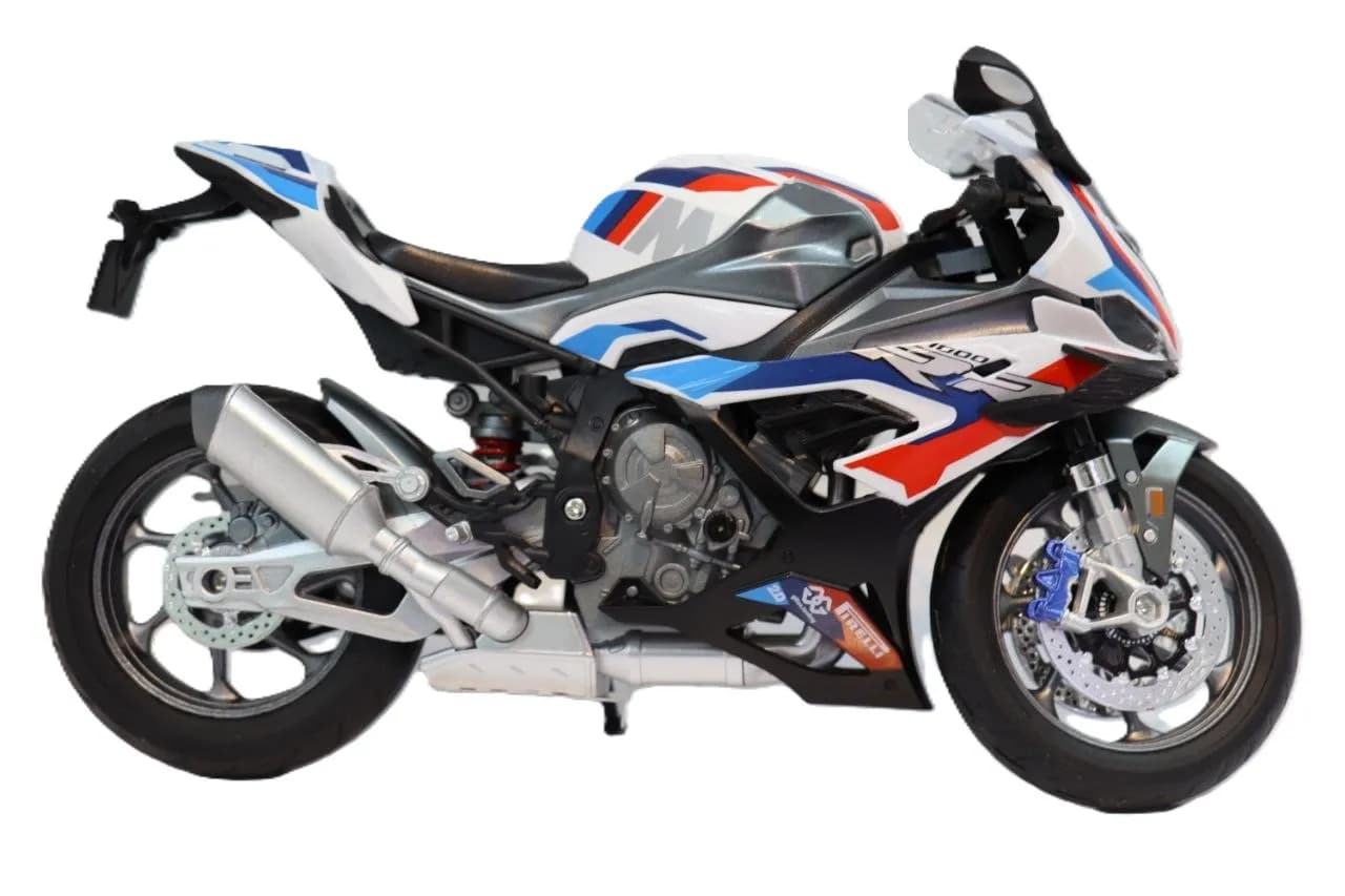 موتور فلزی بی ام و M1000RR سفید مدل M9_5A — تصویر ۲