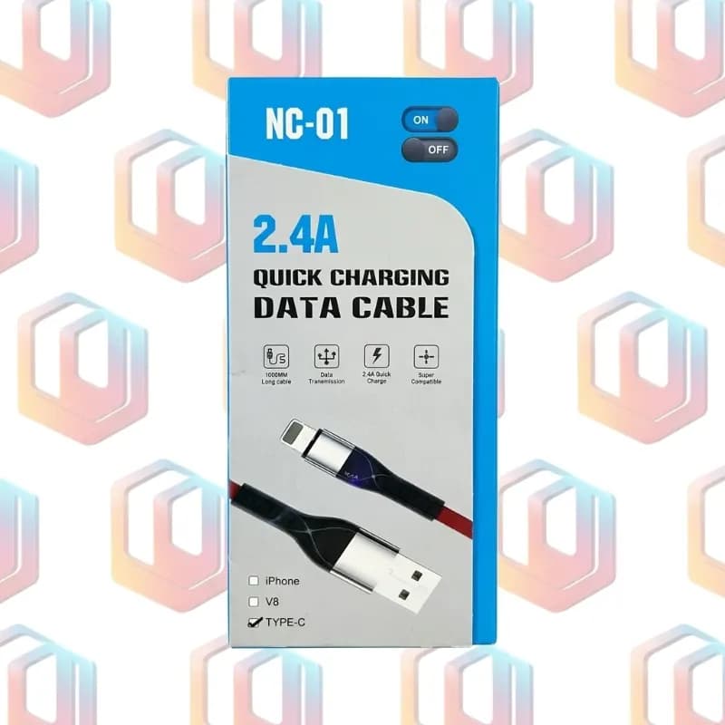 کابل فست شارژ USB به TYPE-C برند ON-OFF مدل NC-01