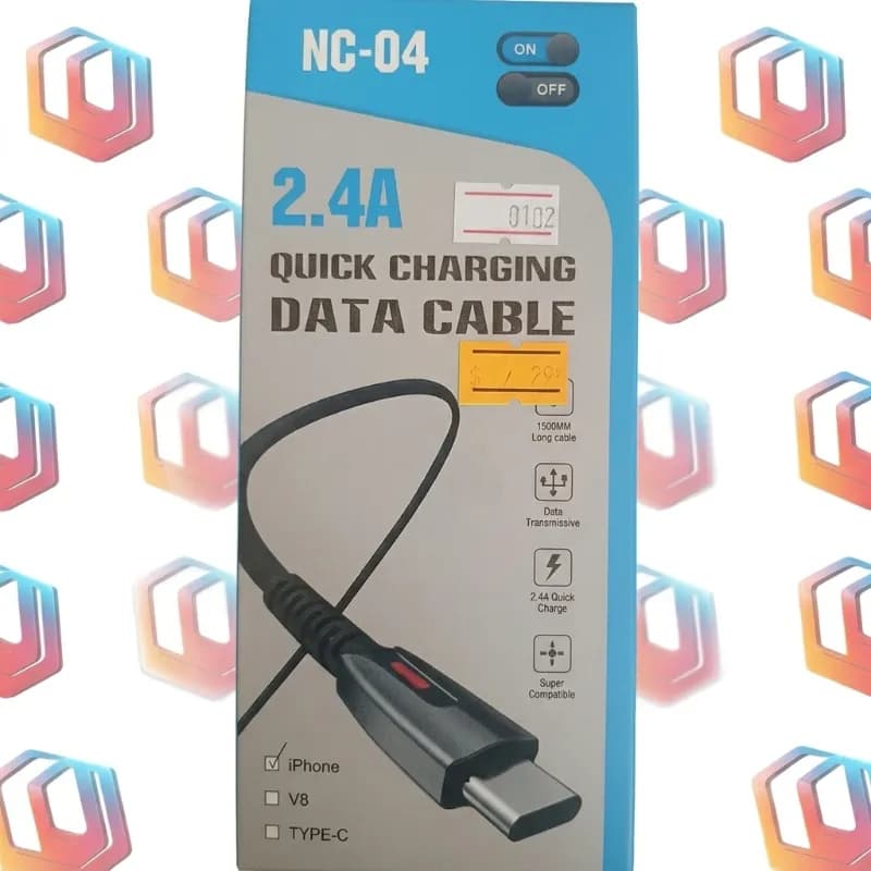 کابل فست شارژ USB به TYPE-C برند ON-OFF مدل NC-04