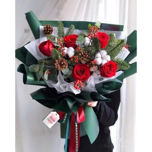 ارسال فوری گل برای بانک تهران ایران زمین 8055