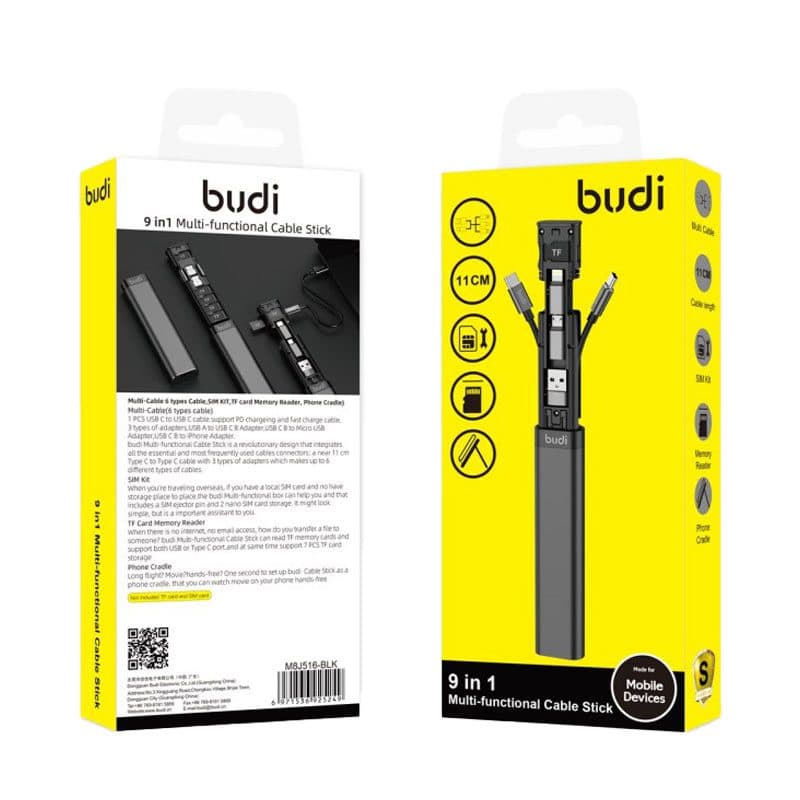 کابل شارژ همه کاره BUDI DC519CB — تصویر ۵