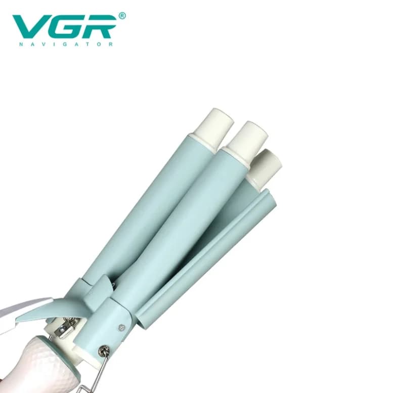 فر کننده و حالت‌دهنده مو وی جی ار (VGR) مدل V-595 (بابلیس فر موجی / سه لوله) — تصویر ۴