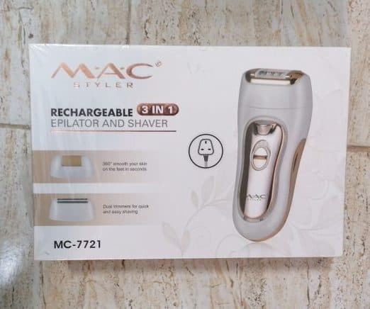 اپیلاتور و اصلاح‌کننده حرفه‌ای مک استایلر مدل MC-7721 — تصویر ۳