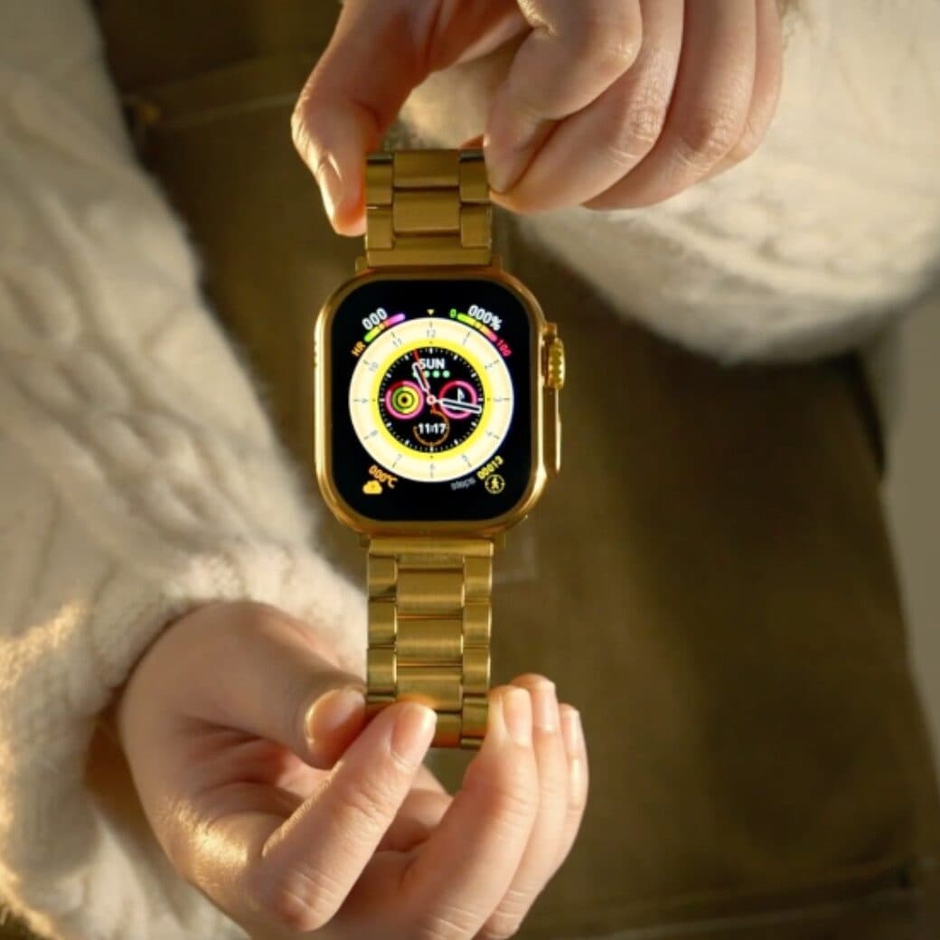 ساعت هوشمند HainoTeko G9 Max Golden — تصویر ۷