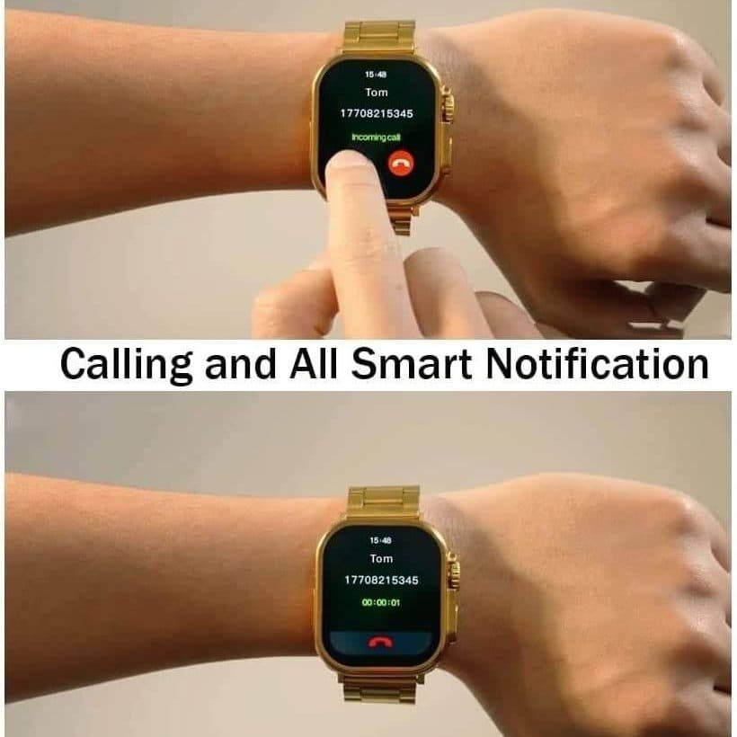 ساعت هوشمند HainoTeko G9 Max Golden — تصویر ۵