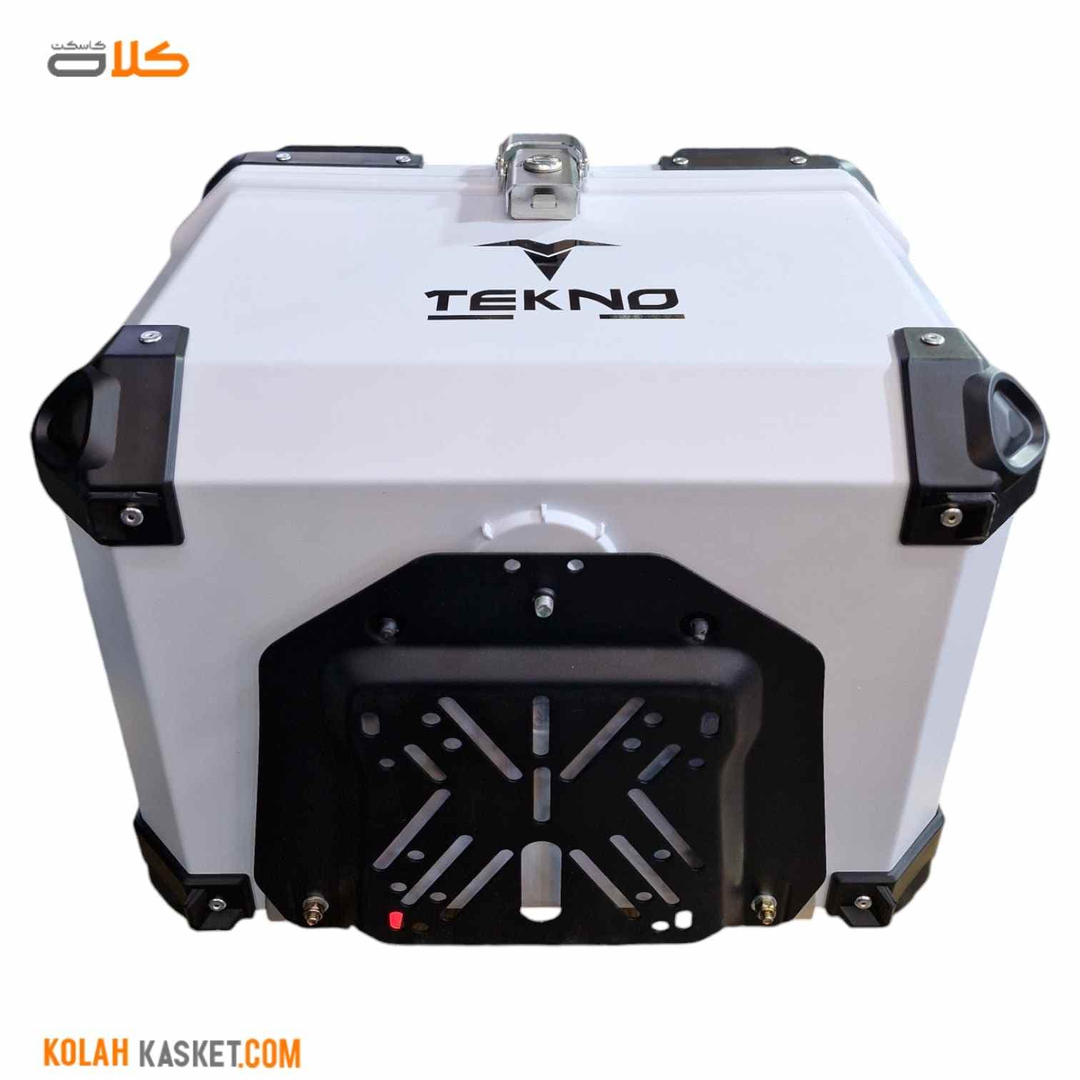 باکس موتور سیکلت ادونچری تکنو TEKNO رنگ سفید کد 47 — تصویر ۶
