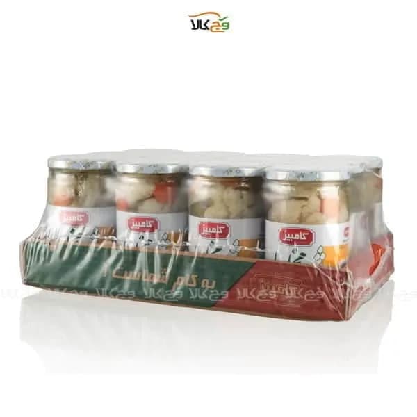 شیرینک ترشی مخلوط درشت کامبیز – 670 گرمی