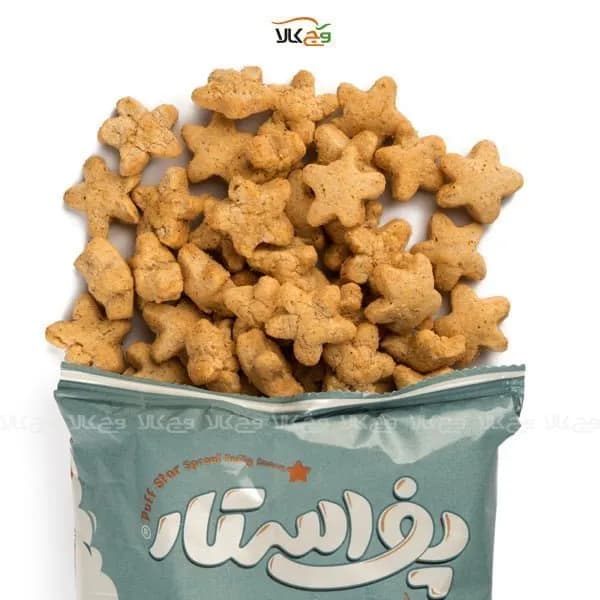 اسنک گیاهی چهار غله طعم باربیکیو پف استار – 50 گرم