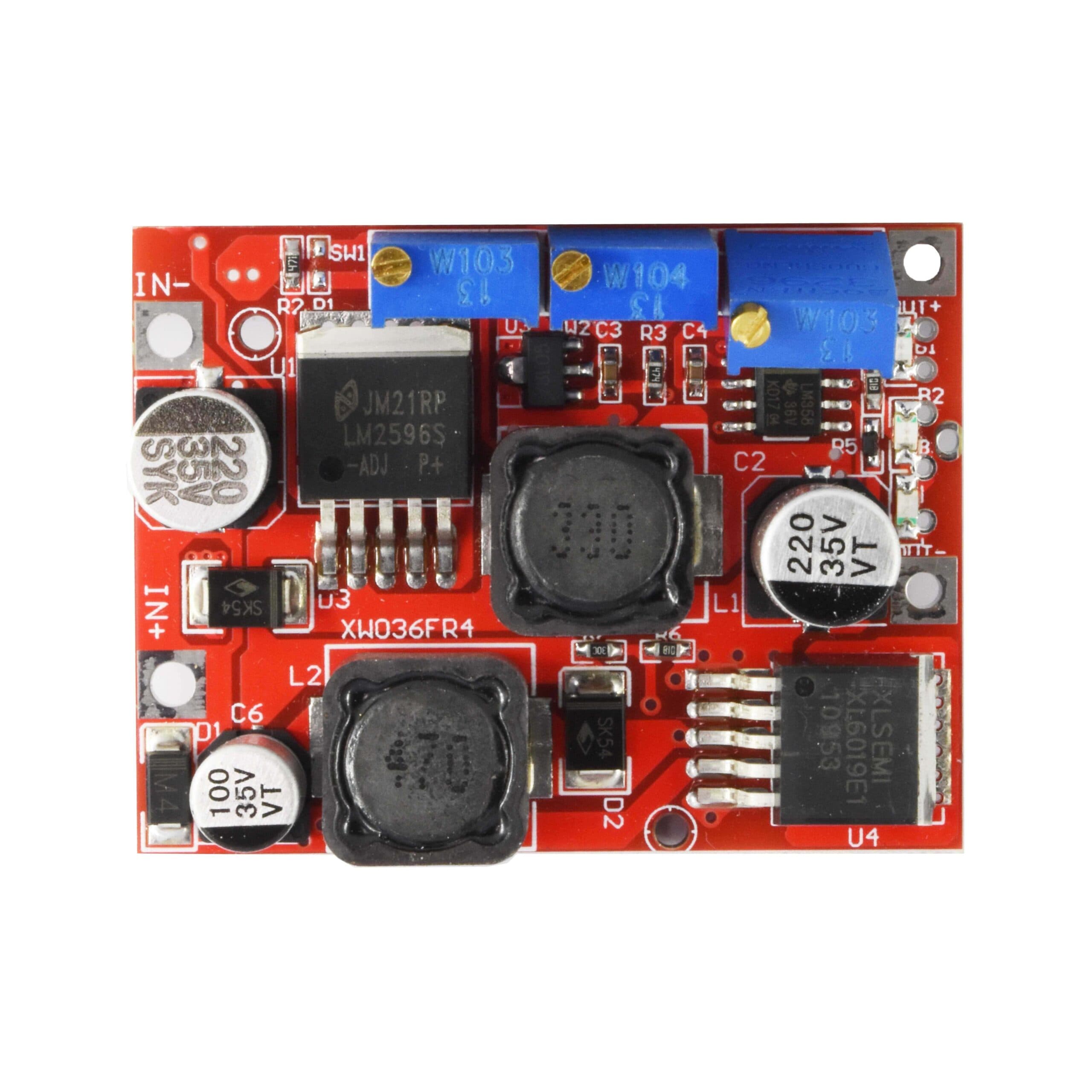 ماژول کاهنده و افزاینده LM2596-XL6009 با قابلیت کنترل جریان خروجی — تصویر ۳