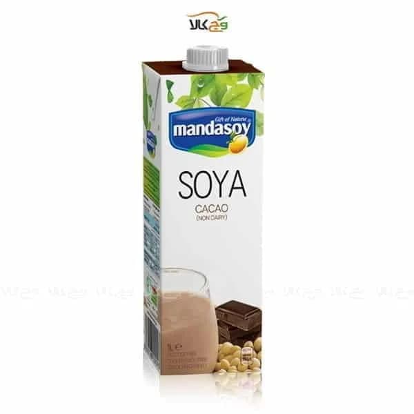 شیر سویا کاکائویی گیاهی مانداسوی – 1 لیتری