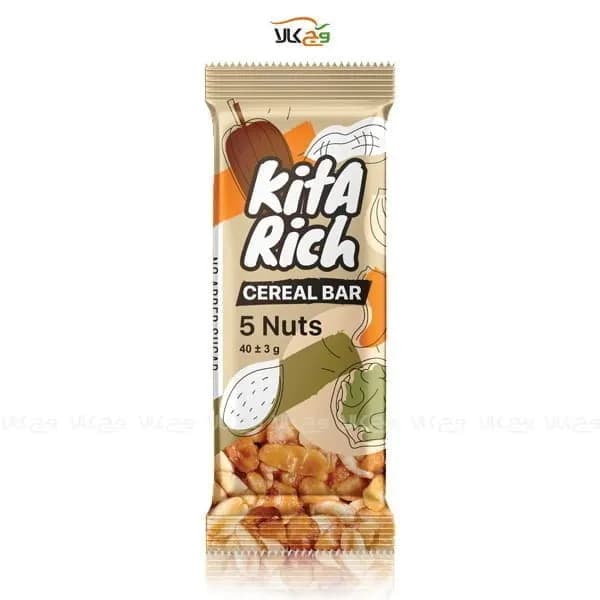 پنج مغز خوراکی – انرژی بار کیتاریچ – 40 گرمی