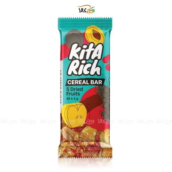 انرژی بار پنج میوه خشک – کیتاریچ – 40 گرمی