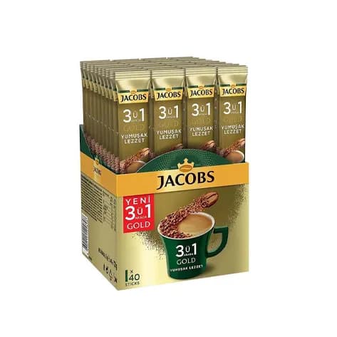 قهوه فوری بسته 40 عددی 3 در 1 ملایم جاکوبز Jacobs