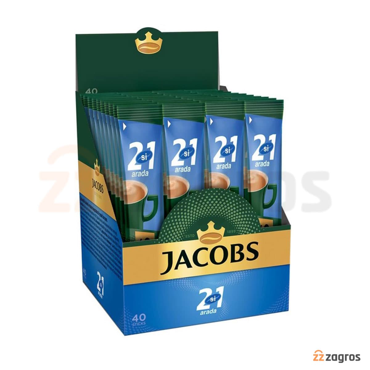 قهوه فوری 40 عددی 2 در 1 جاکوبز Jacobs — تصویر ۳