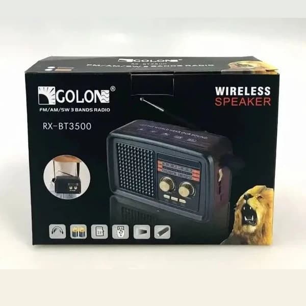 اسپیکر رادیویی GOLON RX-BT3500S — تصویر ۴