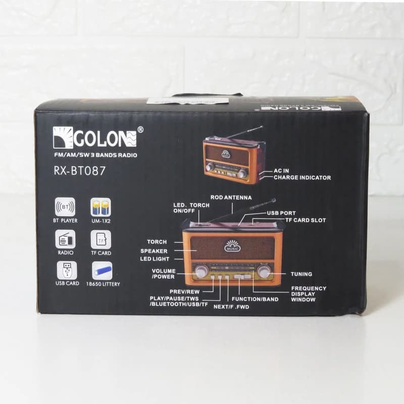 اسپیکر رادیویی GOLON RX-BT087 — تصویر ۲