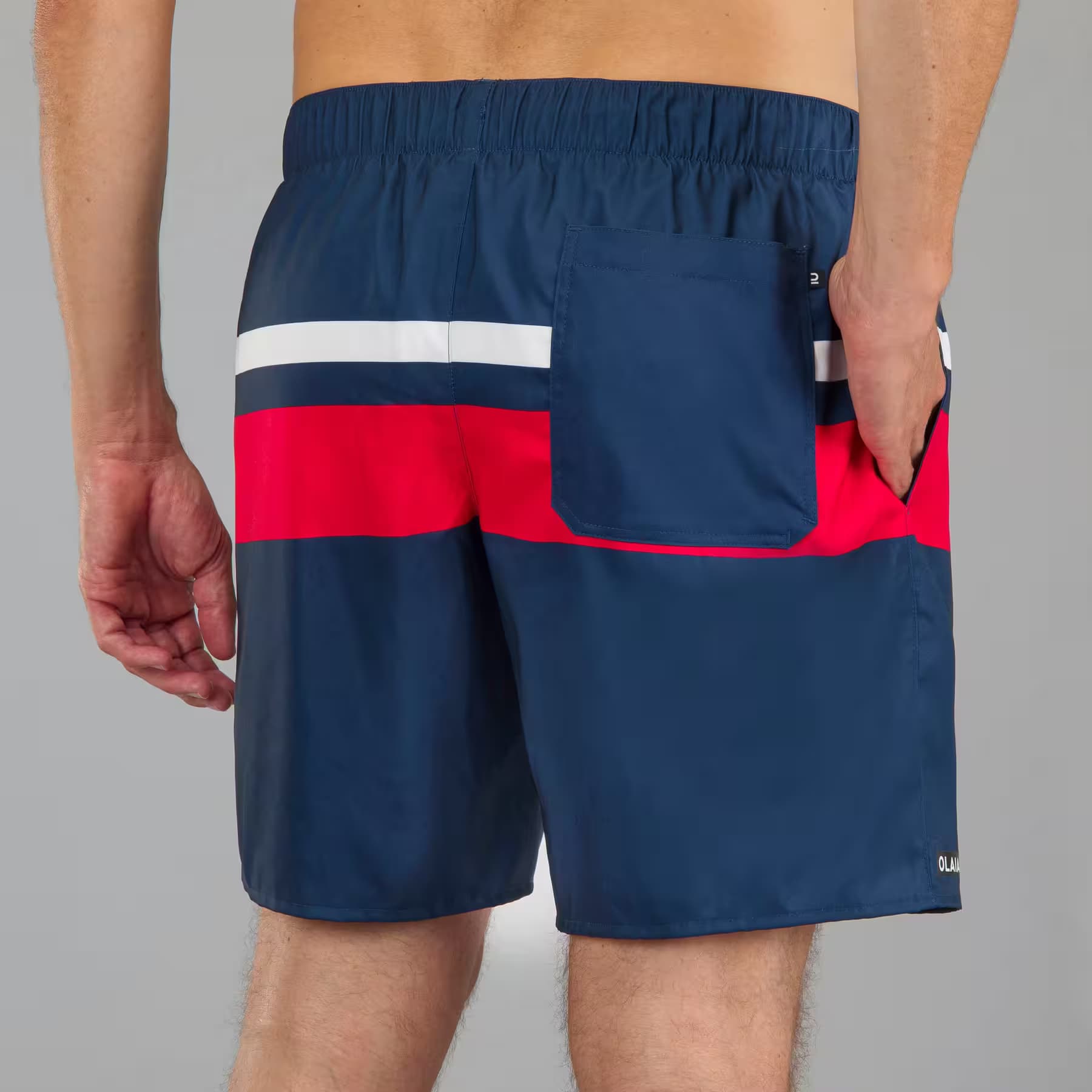 مایو موج سواری الیان – دکتلون Decathlon Olaian Surf Boardshort – 15″ – Blue – 100 — تصویر ۳