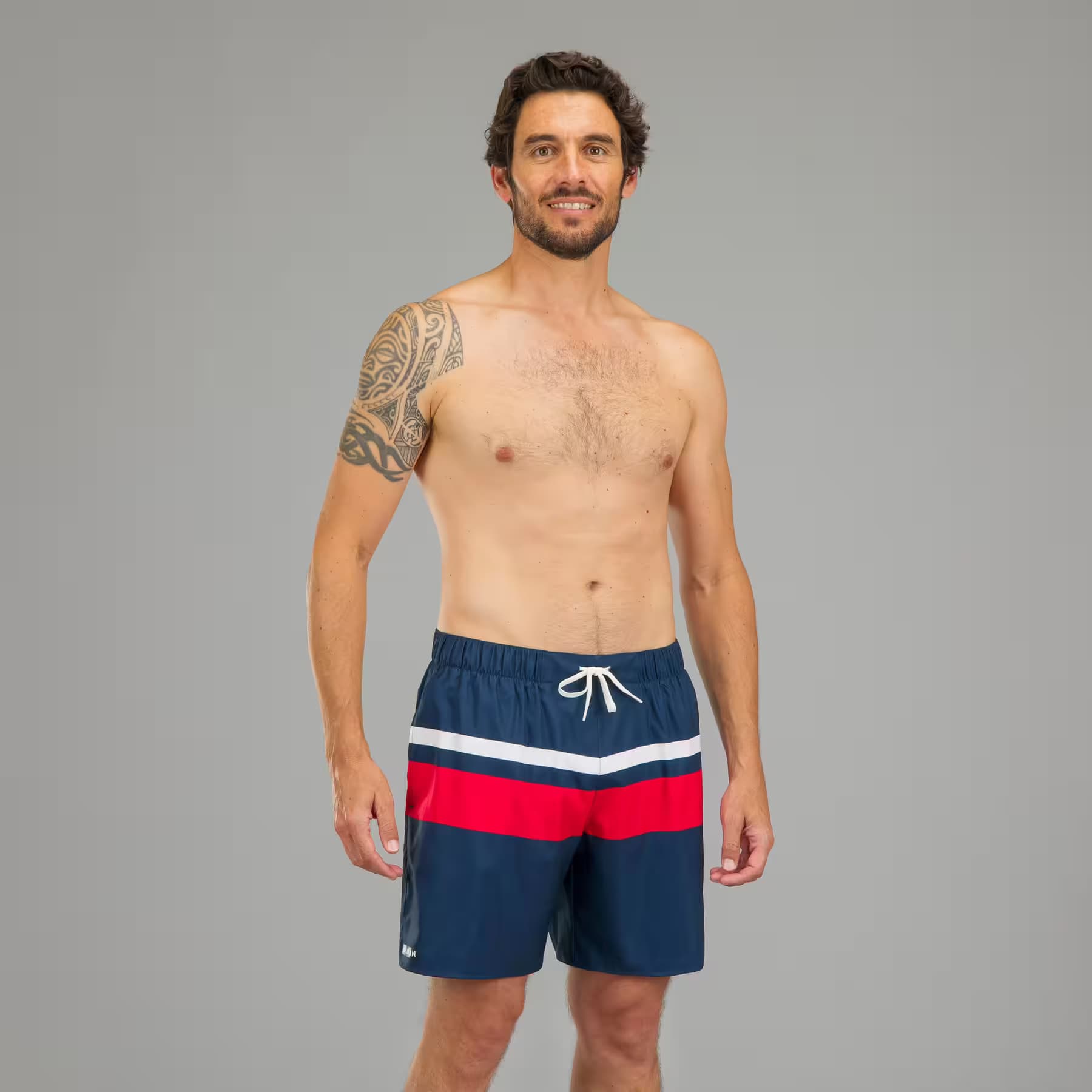 مایو موج سواری الیان – دکتلون Decathlon Olaian Surf Boardshort – 15″ – Blue – 100 — تصویر ۲