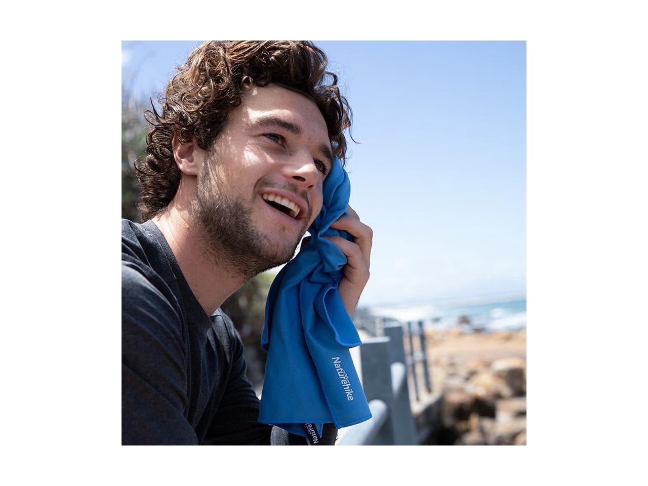 حوله ورزشی نیچرهایک Naturehike Towel Fitness 160×80 — تصویر ۷
