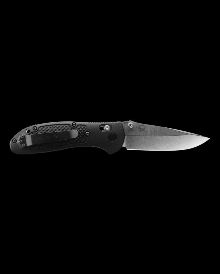 چاقو بنچمید گریپتیلیان Benchmade GRIPTILIAN® | BLACK GRIVORY® | DROP-POINT — تصویر ۴