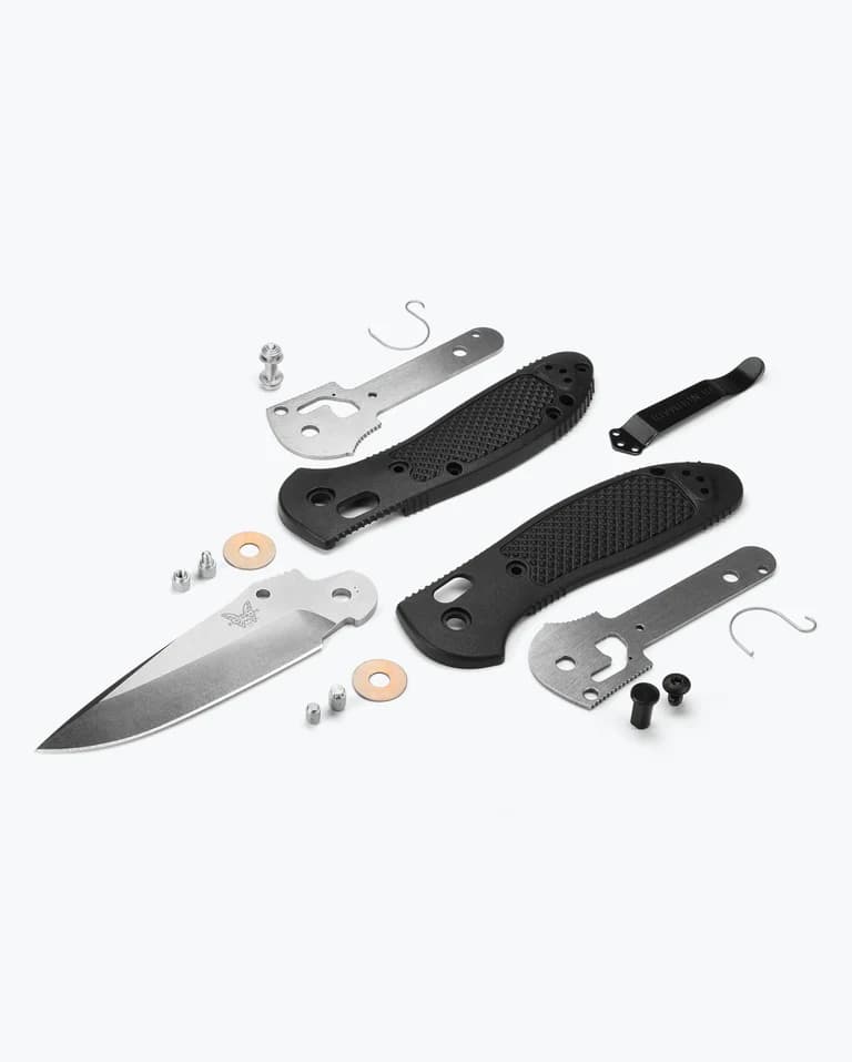 چاقو بنچمید گریپتیلیان Benchmade GRIPTILIAN® | BLACK GRIVORY® | DROP-POINT — تصویر ۲