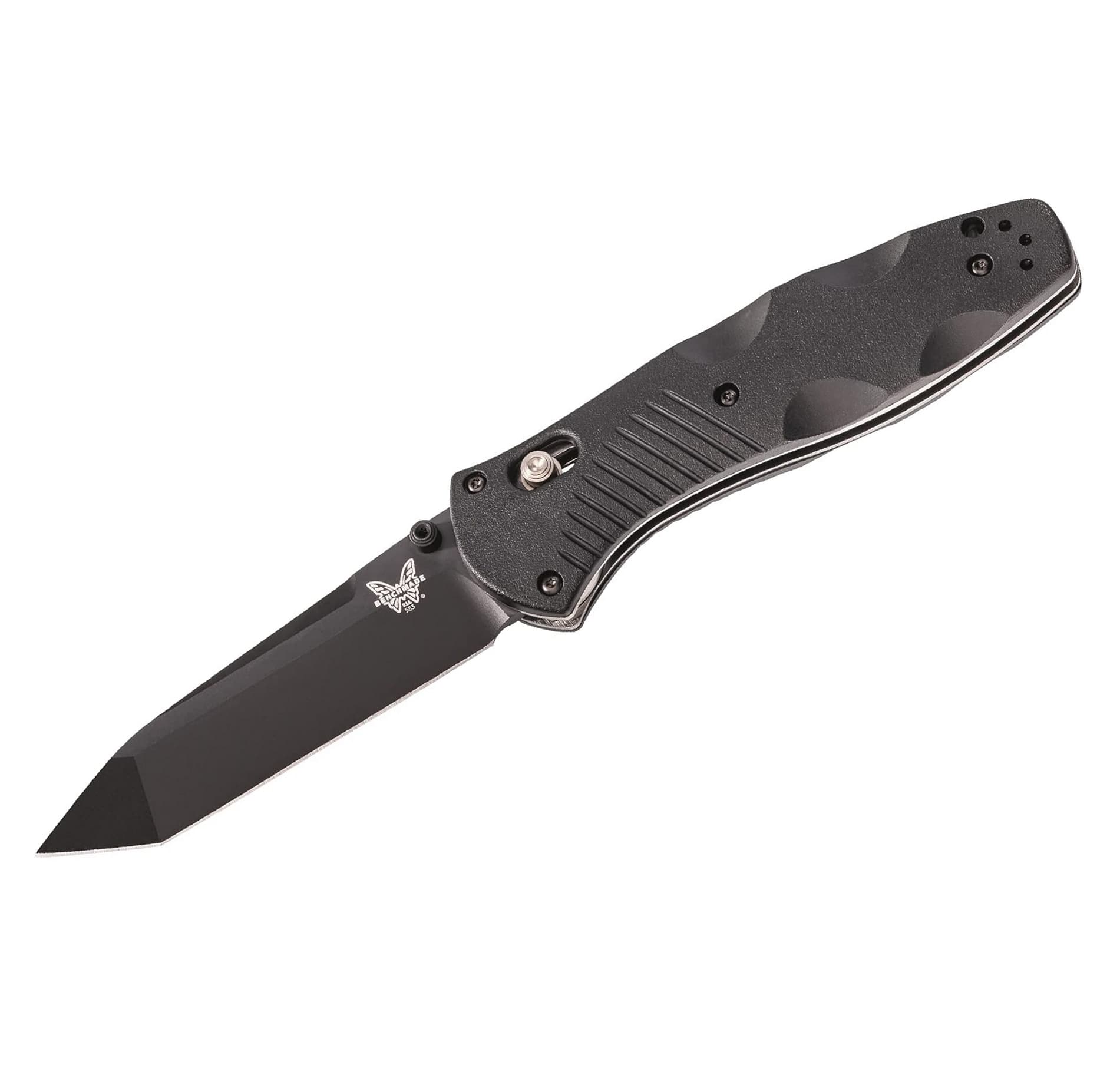 چاقو بنچمید براژ Benchmade BARRAGE | TANTO PLAIN BLADE BLACK VALOX
