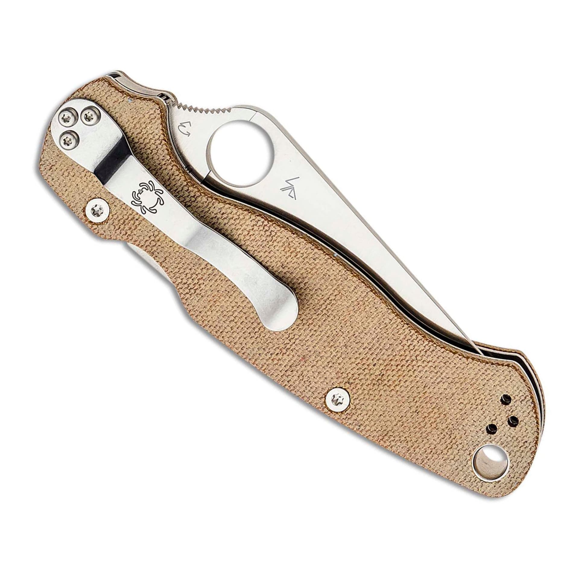 چاقو میکارتا نظامی اسپایدرکو Spyderco PARA MILITARY™ 2 CPM CRU-WEAR MICARTA — تصویر ۶