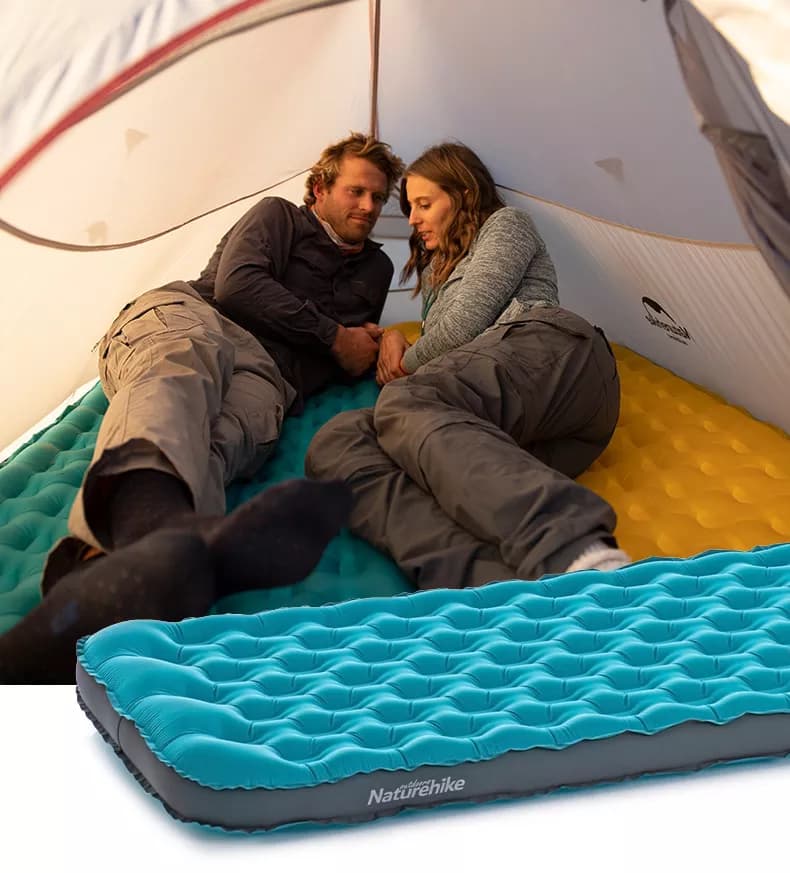 زیر انداز بادی نیچرهایک تک نفره Naturehike 3D Inflatable Sleeping Pad — تصویر ۳