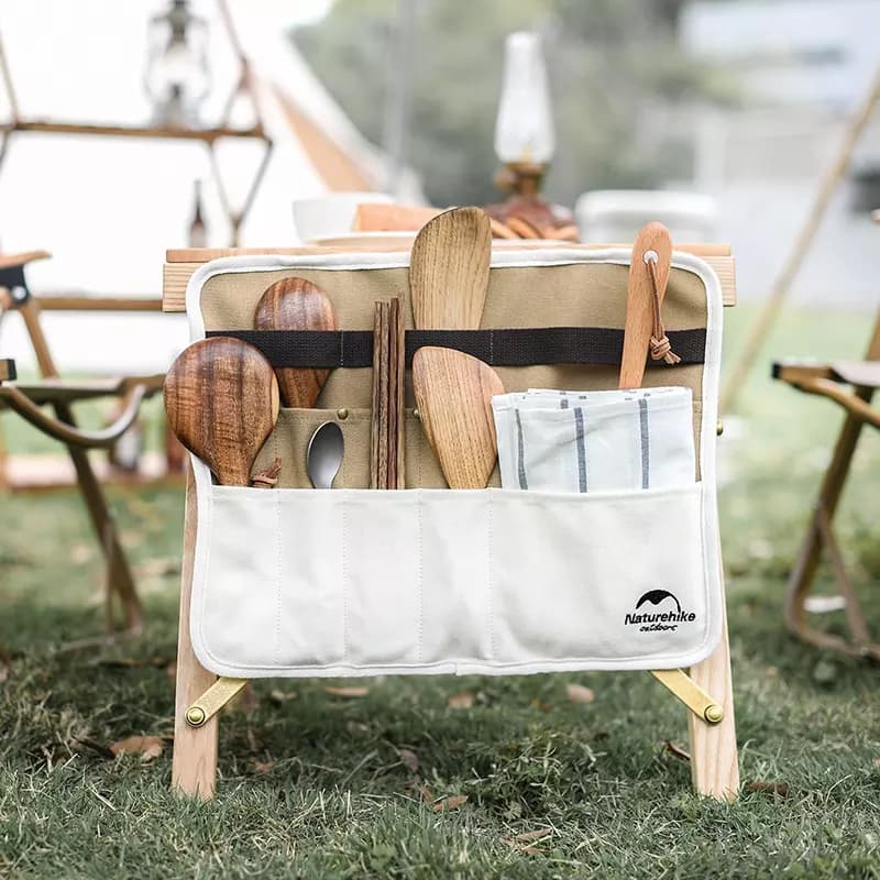 کیف نظم دهنده قاشق و چنگال نیچرهایک Naturehike Picnic Cooking Tool Canvas Bag — تصویر ۶