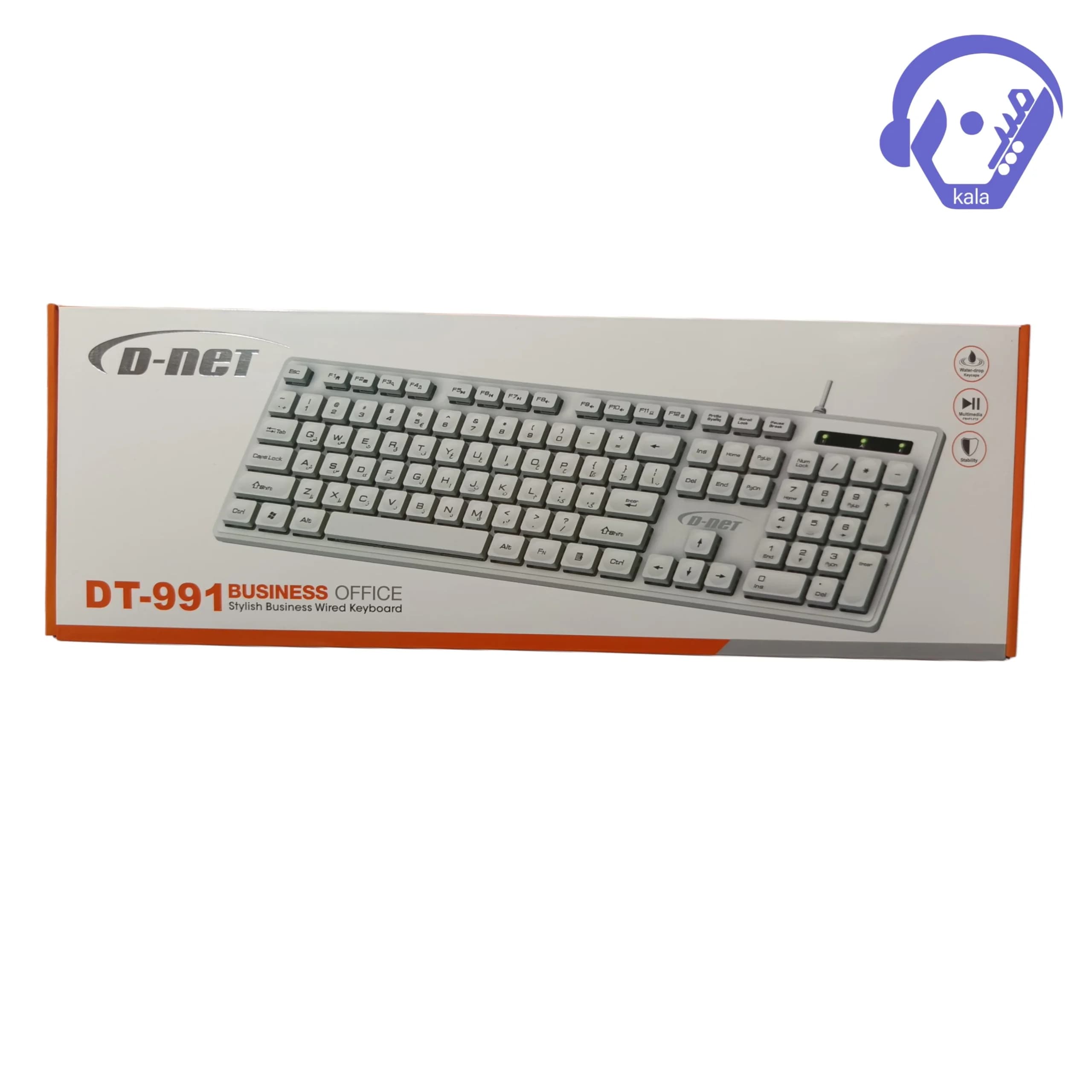 کیبورد سیمی اداری دی‌نت (D-net) مدل DT-991