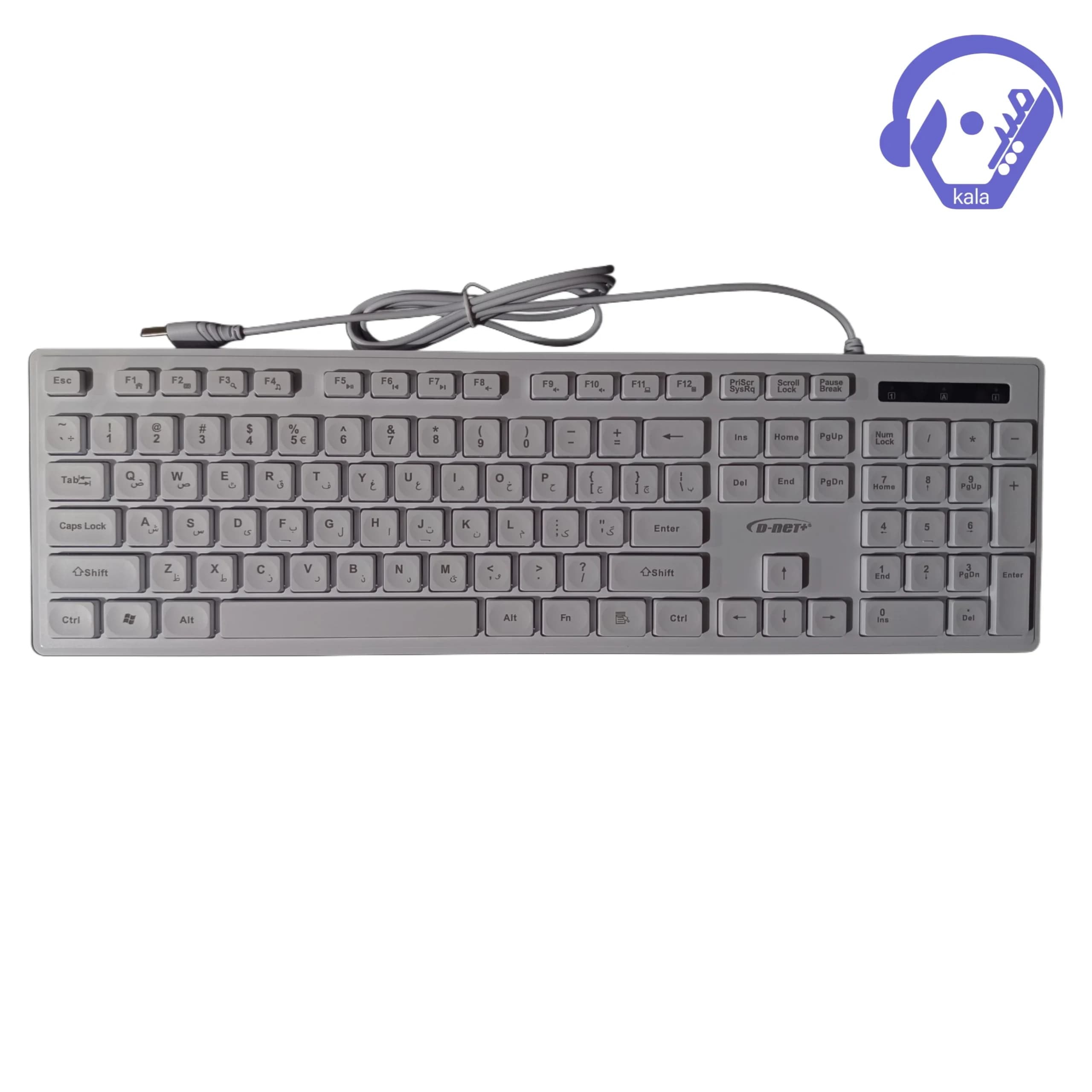 کیبورد سیمی اداری دینت (D-net) مدل DT-991 — تصویر ۲