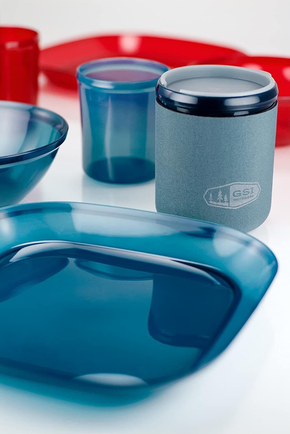 ست ظروف مسافرتی 4 نفره جی اس آی GSI Infinity 4 Person Deluxe Tableset- Multicolor — تصویر ۵