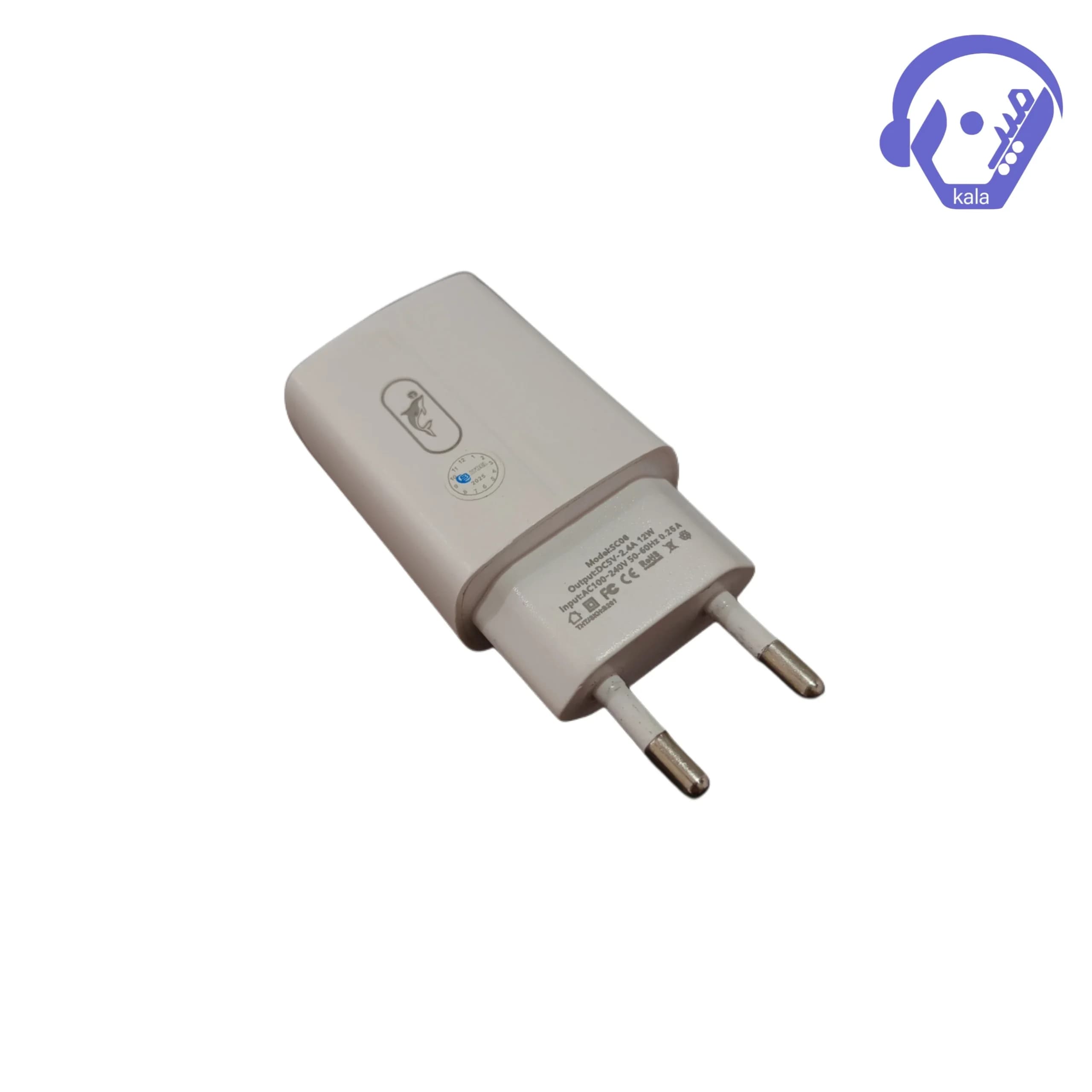آداپتور شارژ تک پورت USB اسکای دلفین (SKY DOLPHIN) مدل SC06T (به همراه کابل شارژ) — تصویر ۴