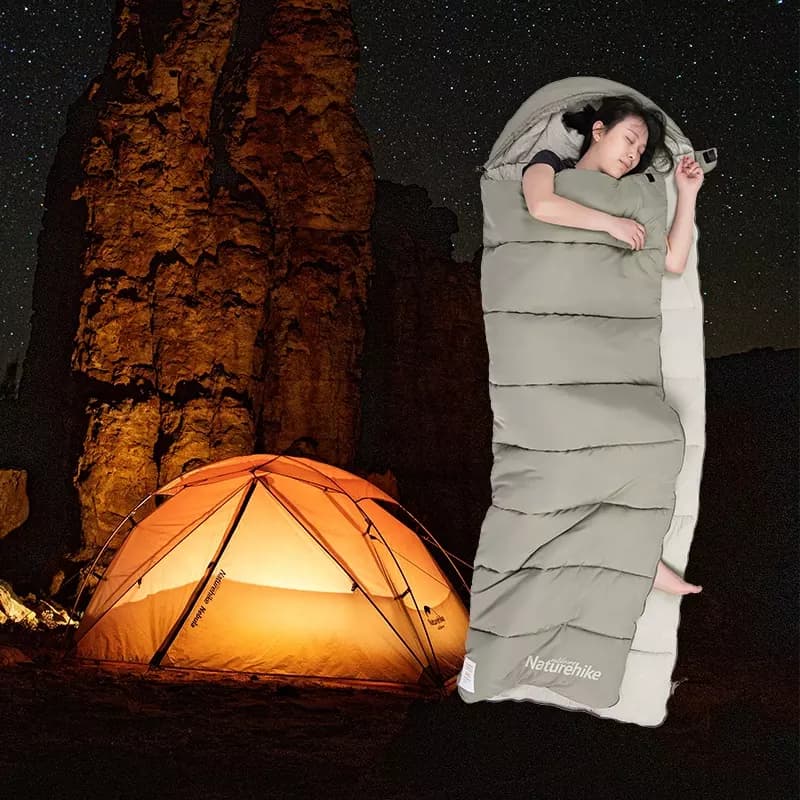 کیسه خواب نیچرهایک Naturehike Envelope Style M300 – Gray — تصویر ۴