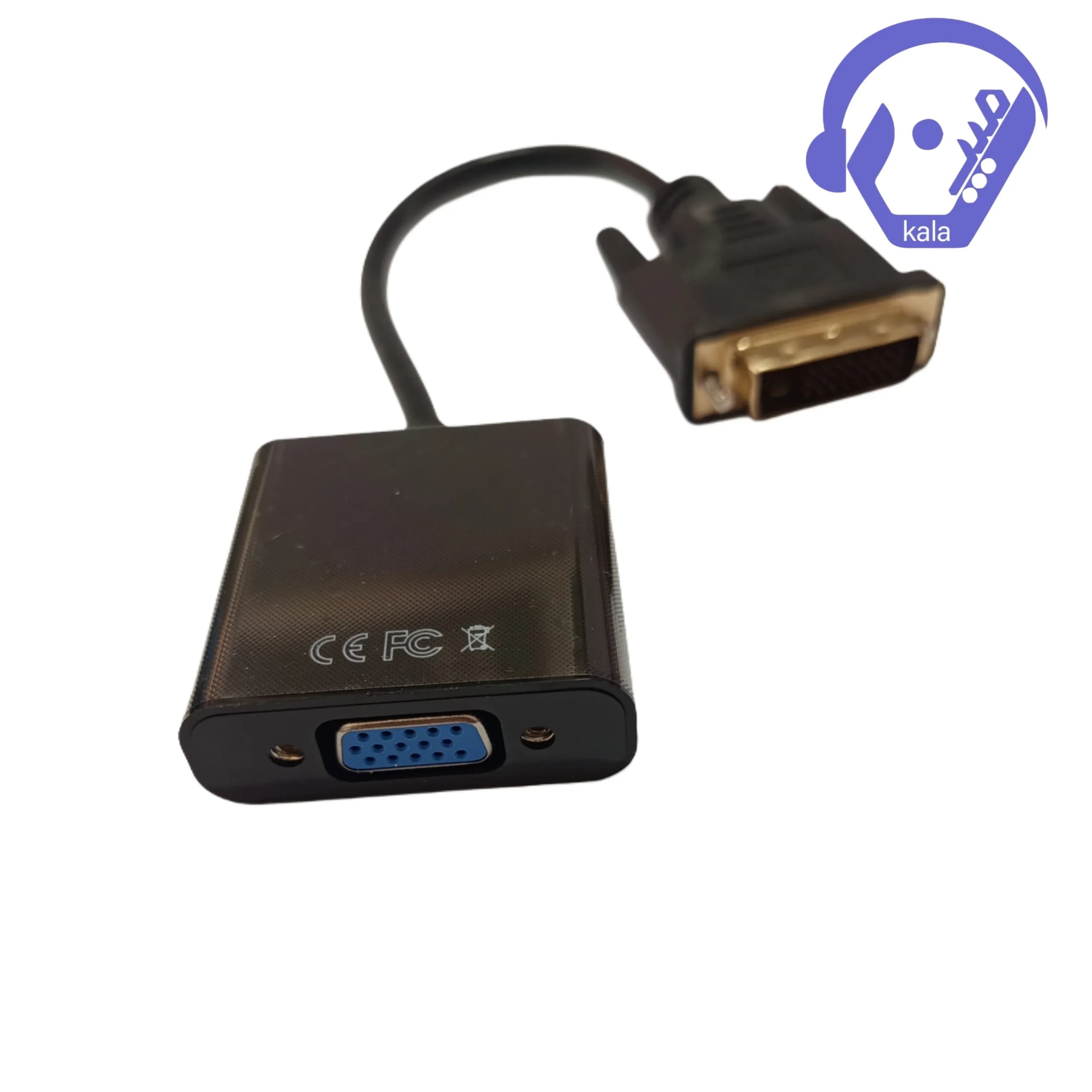 آداپتور (مبدل) DVI به VGA انزو (ENZO) مدل DV-61 — تصویر ۲