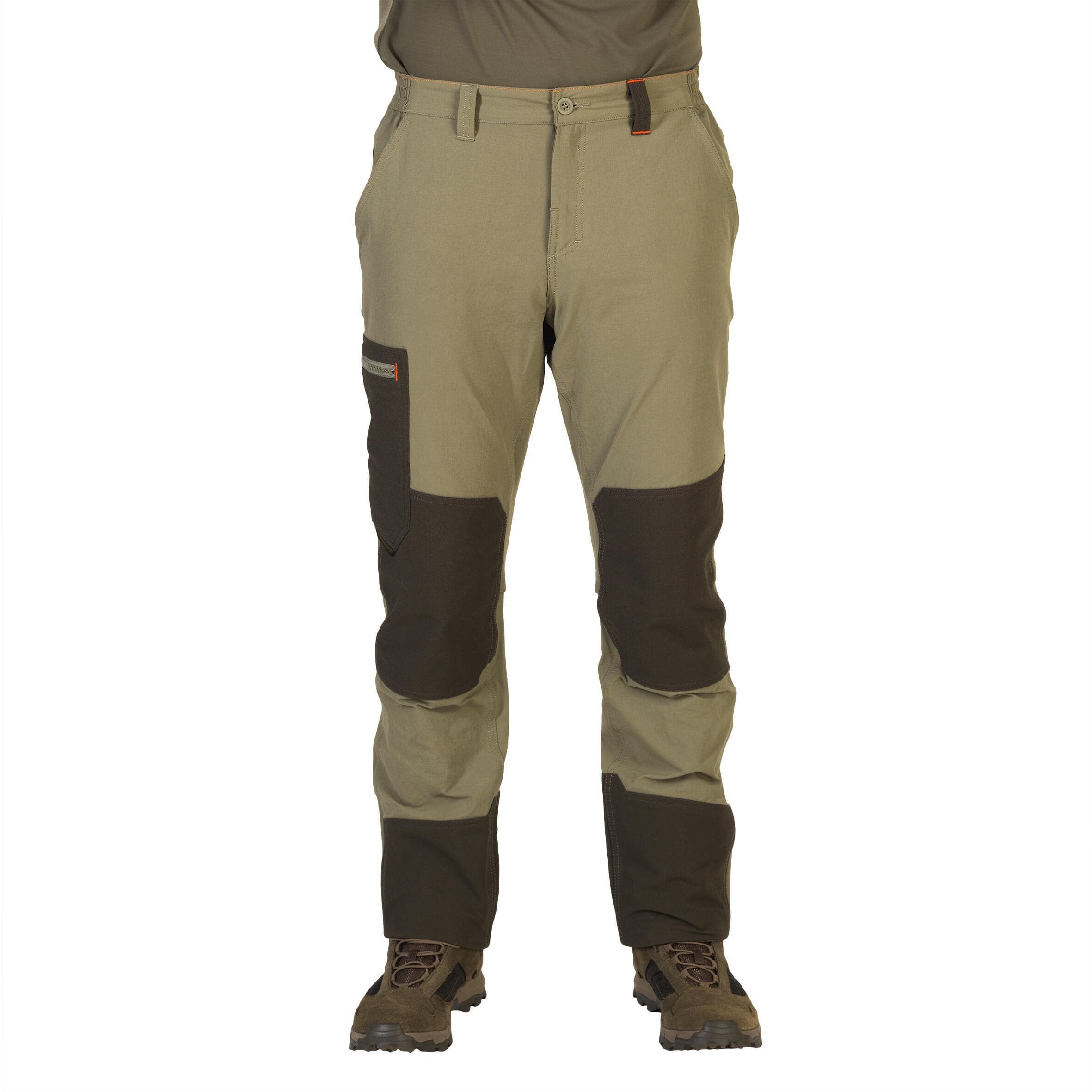 شلوار شکار سولوگناک Solognac Men’s Outdoor Trousers – Hunting and Nature Observing – Green – 520 — تصویر ۳