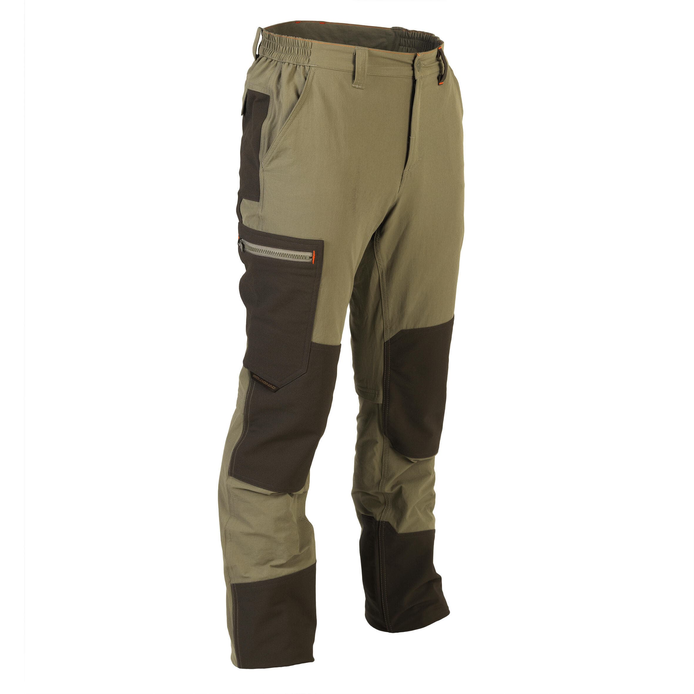 شلوار شکار سولوگناک Solognac Men’s Outdoor Trousers – Hunting and Nature Observing – Green – 520