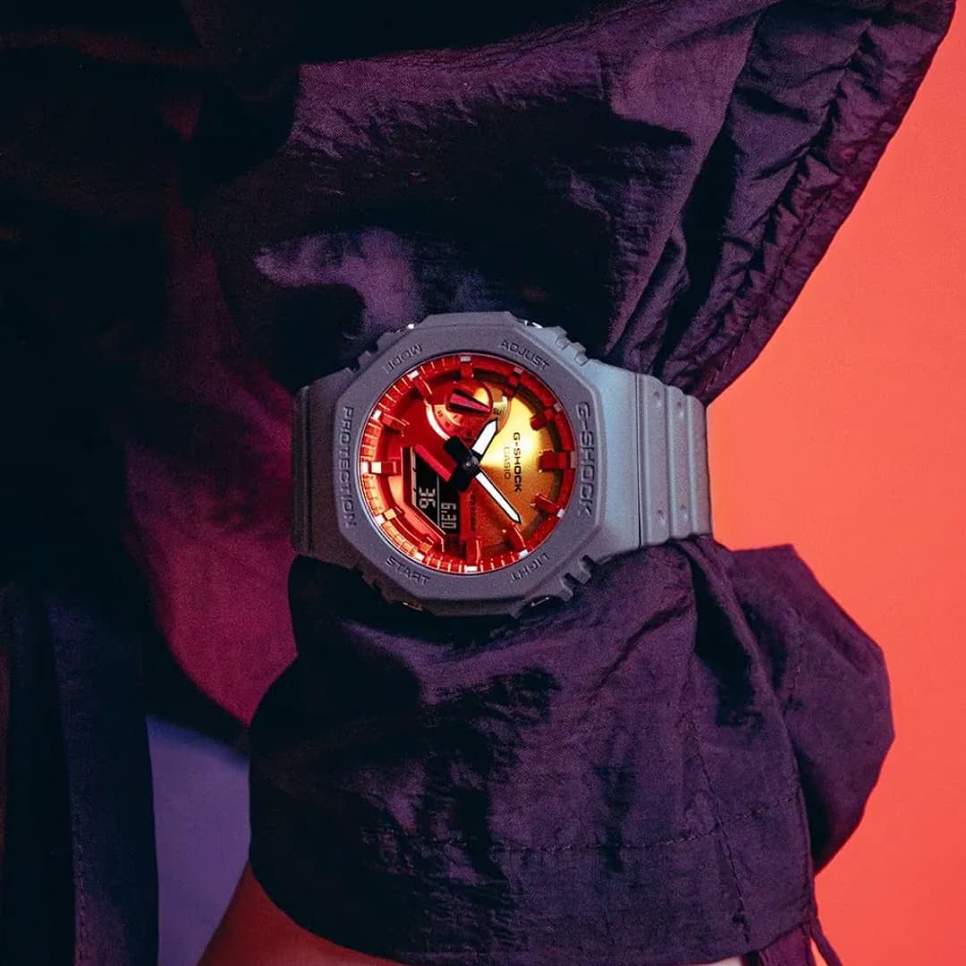 ساعت G-SHOCK مدل GA-2100FL-8A — تصویر ۳