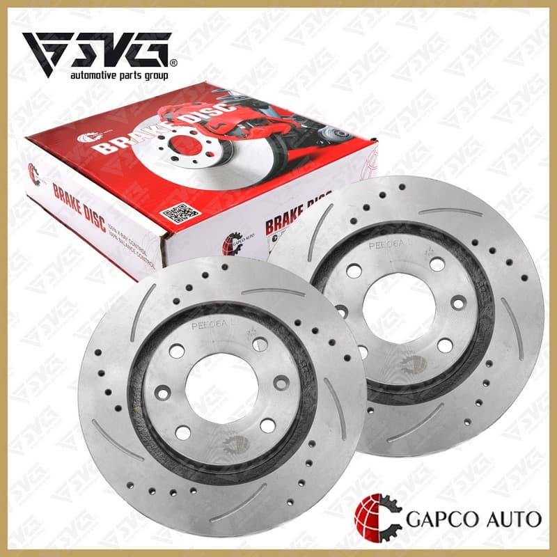 دیسک ترمز چرخ جلو پژو 206 تیپ 5 توربو (دو عددی) GAPCO