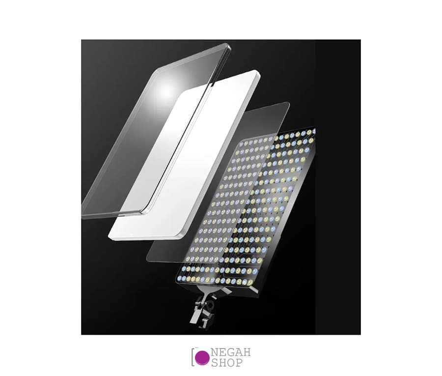 نور ثابت LED M777 مناسب تولید محتوا — تصویر ۵