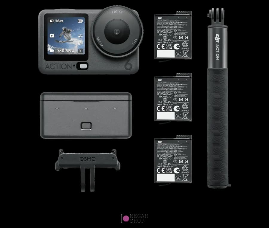 دوربین اکشن DJI Osmo Action 6 Adventure Combo — تصویر ۴