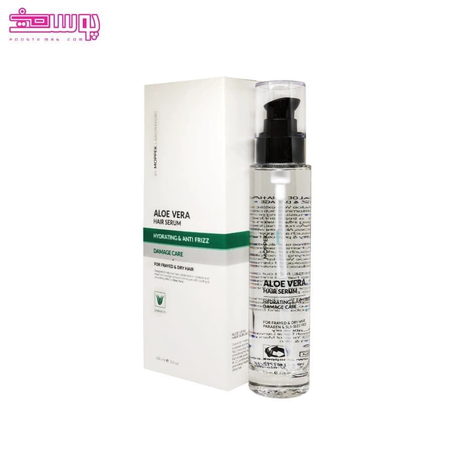 سرم مو موپک Silicone Aloevera حجم 100 — تصویر ۲