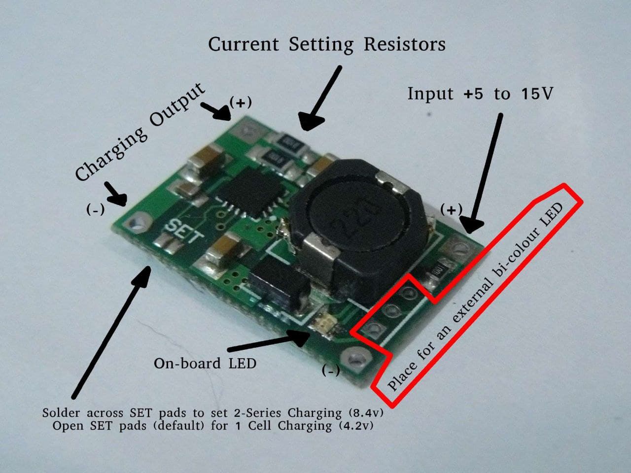 ماژول شارژر باطری لیتیوم TP5100 – 2CELL — تصویر ۴