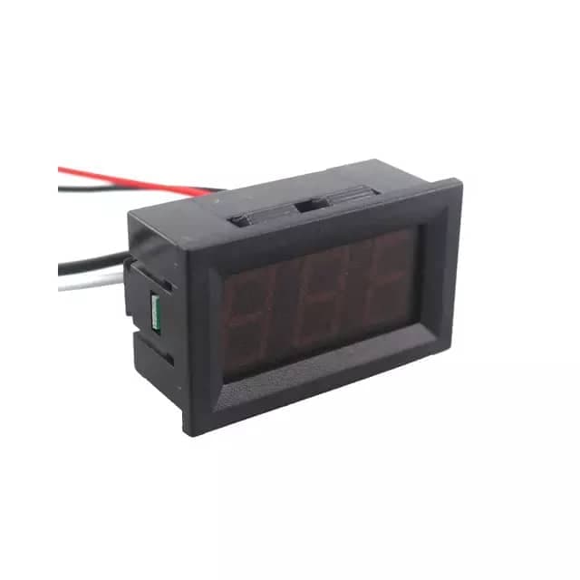 آمپرمتر قابدار قرمز+شنت DC 50A سایز 0.56 — تصویر ۵