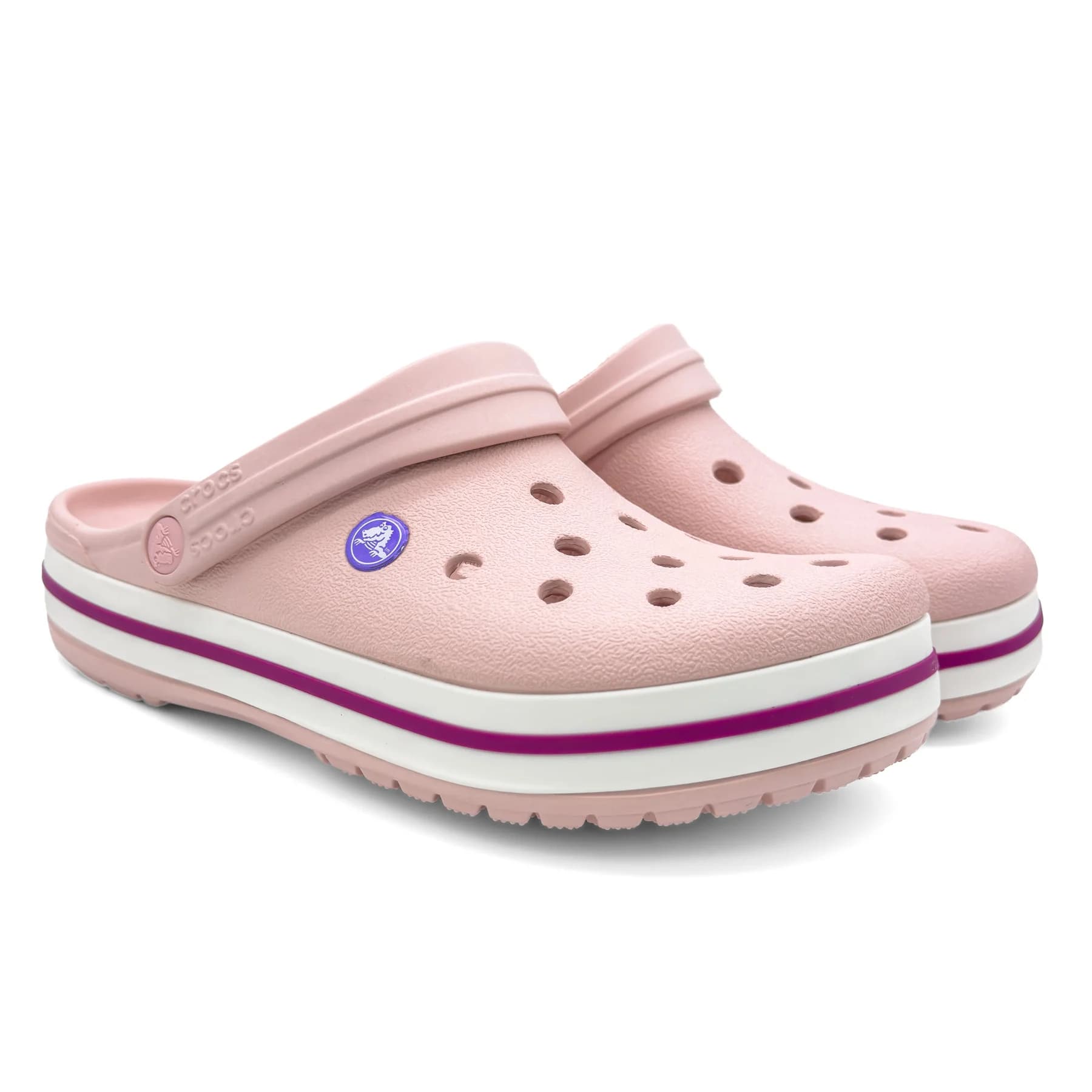 کراکس کروکبند صورتی سفید | Crocs Crocband — تصویر ۷