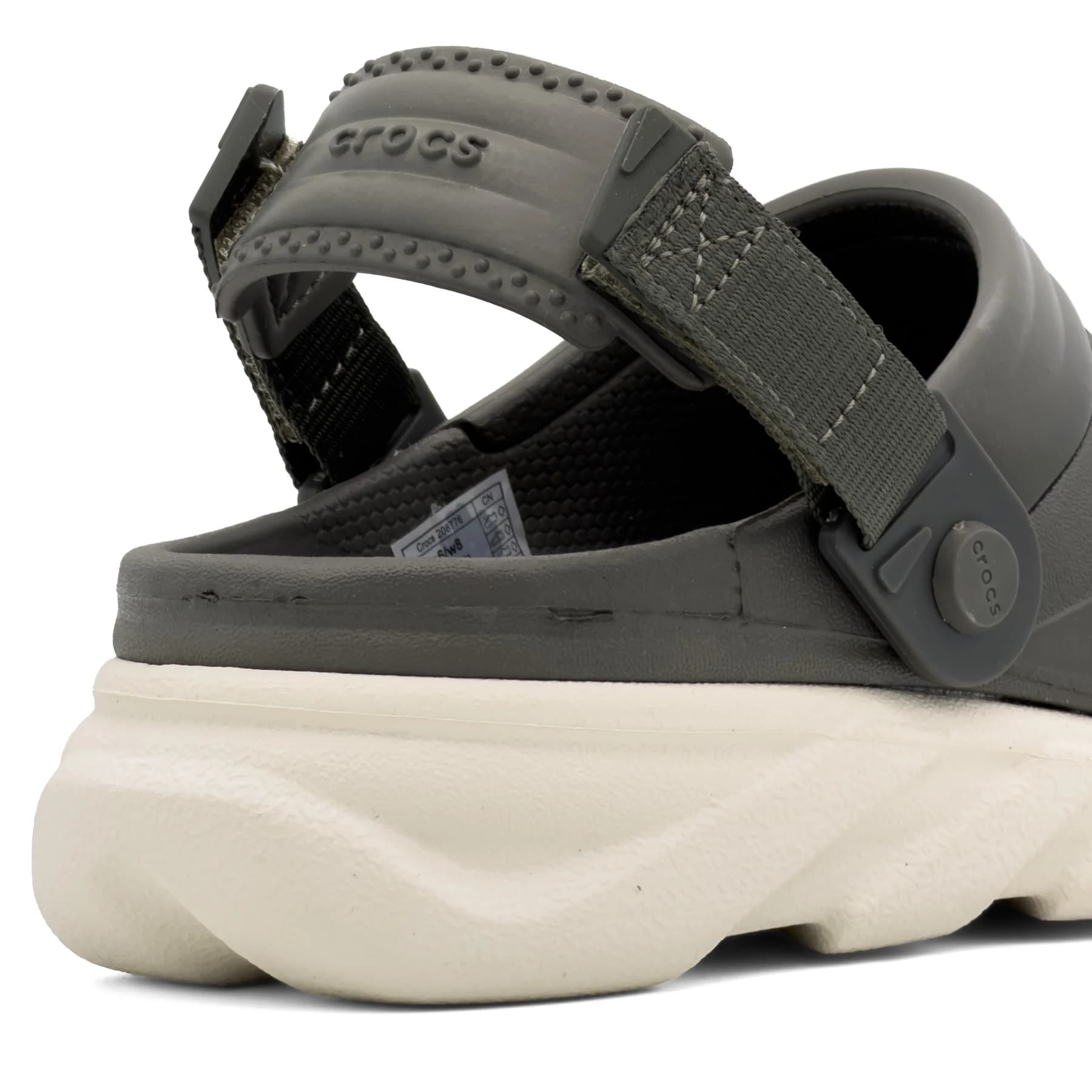 کراکس دوت مکس طوسی تیره کرم | Crocs Duet Max — تصویر ۴