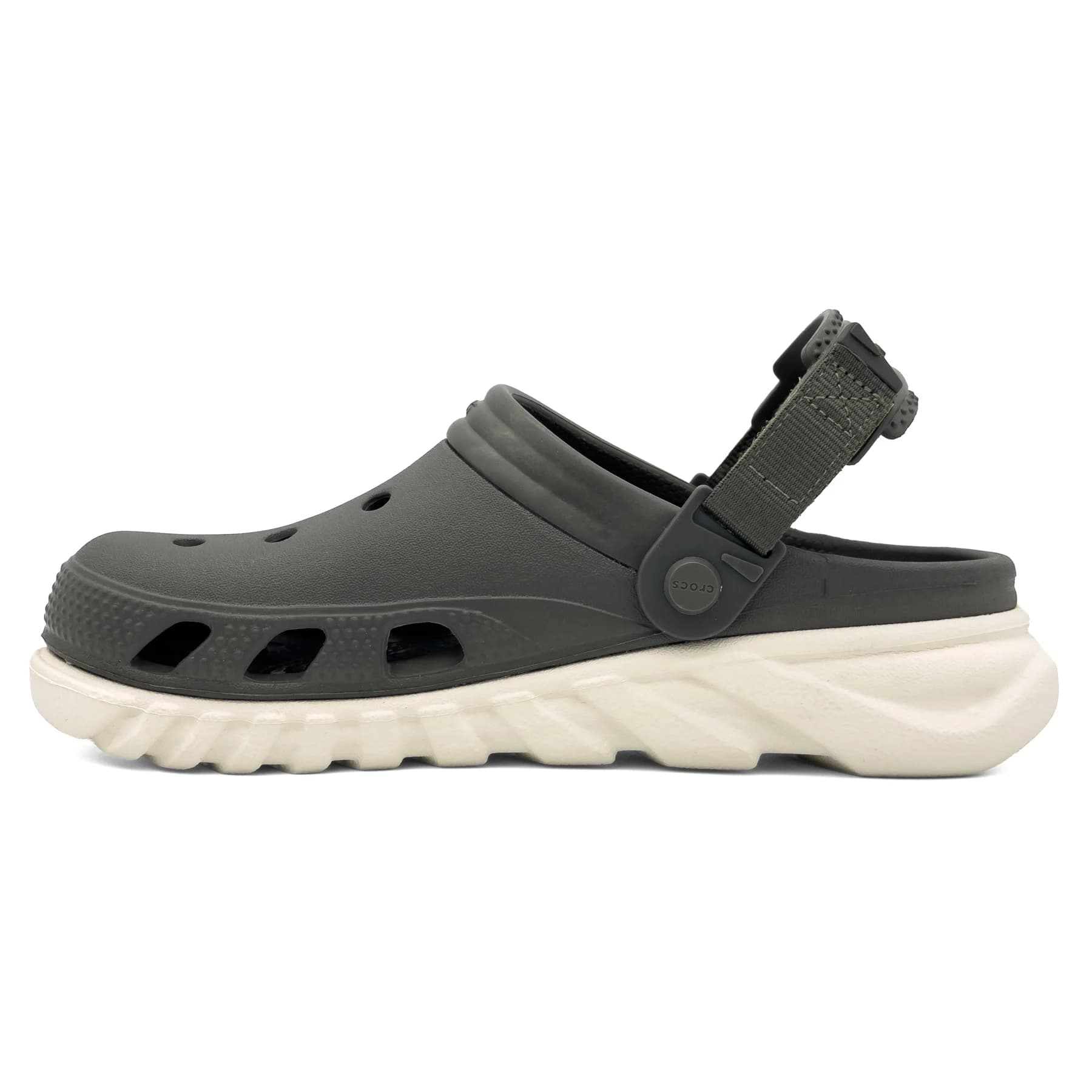 کراکس دوت مکس طوسی تیره کرم | Crocs Duet Max — تصویر ۳