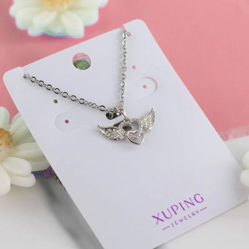 گردنبند زنانه ژوپینگ مدل قلب کد XP000BB492 — تصویر ۲