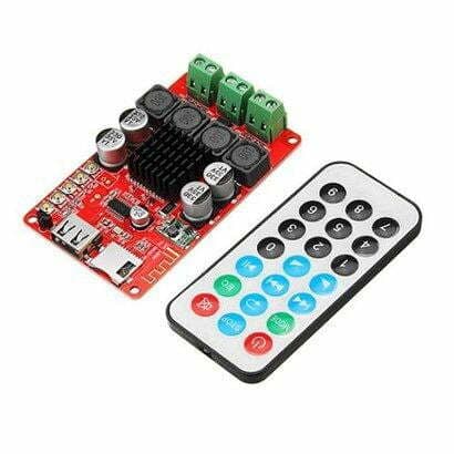 ماژول آمپلی فایر 2X50W بلوتوث دار HW-645 به همراه ریموت کنترل با تراشه TPA3116